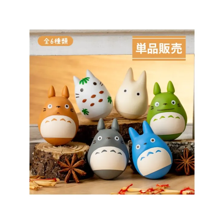 Maison Ghibli Pose Collection Assort. de 6 Figurines Roly-poly - Mon Voisin Totoro