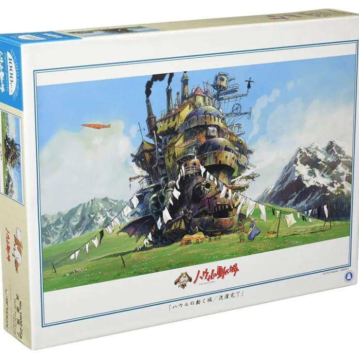 Maison Ghibli Puzzle 1000P Jour de Lessive - Le Château ambulant