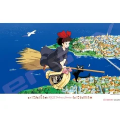 Maison Ghibli Puzzle 1000P Kiki dans le ciel - Kiki la petite sorcière