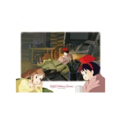 Maison Ghibli Puzzle 500P Kiki et Ursula dans la cabane - Kiki la petite sorcièr