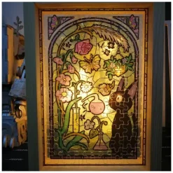 Maison Ghibli Puzzle Vitrail 126P Chatbus et tournesols - Mon Voisin Totoro