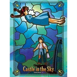 Maison Ghibli Puzzle Vitrail 208P Éclat Merveilleux - Le Château dans le ciel