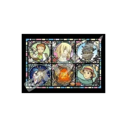 Maison Ghibli Puzzle Vitrail 208P Galerie des personnages - Le Château ambulant