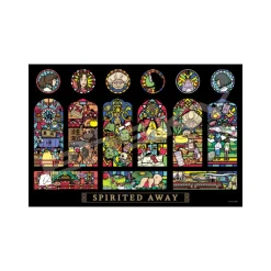 Maison Ghibli Puzzle Vitrail 1000P Galerie des personnages Aburaya - Le Voyage de C