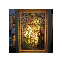 Maison Ghibli Puzzle Vitrail 208P Gallerie des personnages - Si tu tends l'oreille