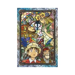 Maison Ghibli Puzzle Vitrail 300P Horloge de Chikyuya - Si tu tends l'oreille