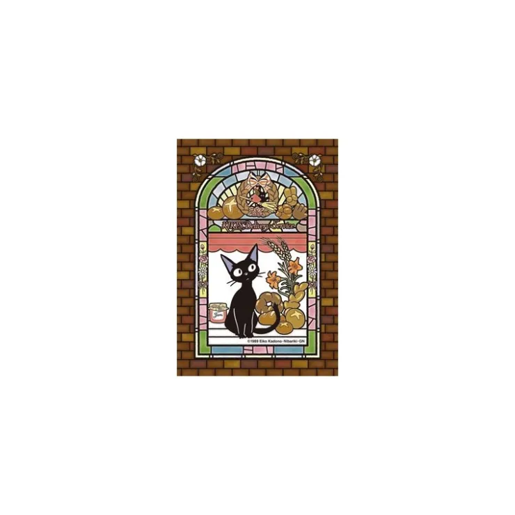 Maison Ghibli Puzzle Vitrail 126P Jiji Boulangerie - Kiki la petite sorcière