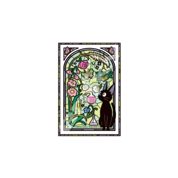 Maison Ghibli Puzzle Vitrail 126P Jiji dans la serre - Kiki la petite sorcière