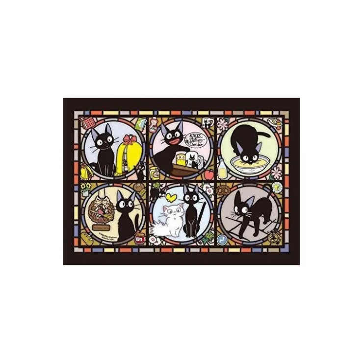 Maison Ghibli Puzzle Vitrail 208P Journées de Jiji - Kiki la petite sorcière