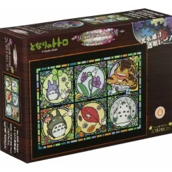 Maison Ghibli Puzzle Vitrail 208P Toutes les saisons - Mon Voisin Totoro
