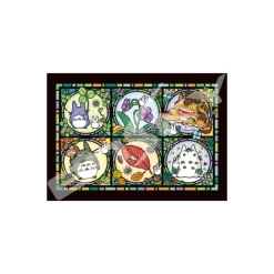 Maison Ghibli Puzzle Vitrail 208P Toutes les saisons - Mon Voisin Totoro