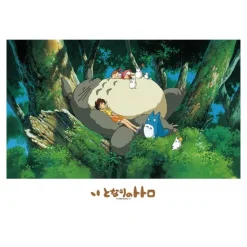 Maison Ghibli Puzzle Vitrail 500P Une sieste avec Totoro - Mon Voisin Totoro