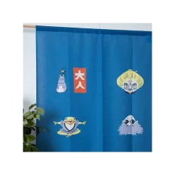 Maison Ghibli Rideaux Japonais Kichijo Bleu - Le Voyage de Chihiro