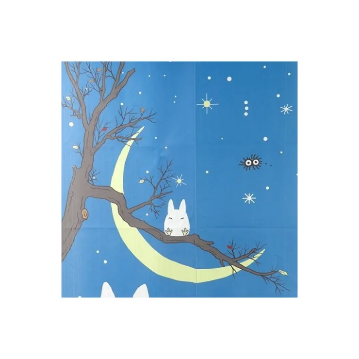 Maison Ghibli Rideaux Totoro Ciel d'hiver - Mon Voisin Totoro