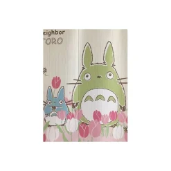 Maison Ghibli Rideaux Totoro Tulipes - Mon Voisin Totoro