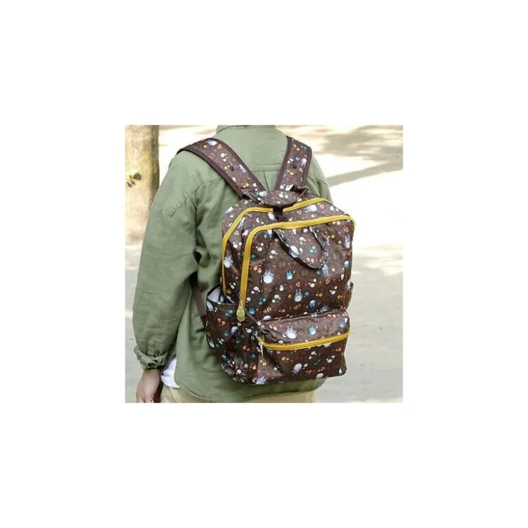Maison Ghibli Sac à dos Pliable Totoro Feuilles - Mon Voisin Totoro