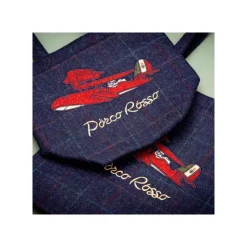 Maison Ghibli Sac en Laine Brodé Hydravion - Porco Rosso