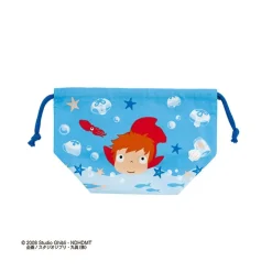 Maison Ghibli Sacoche à cordon Ponyo dans la mer 17x26 - Ponyo sur la falaise