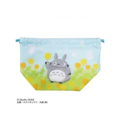 Maison Ghibli Sacoche à Gousset Totoro Fleurs 17 x 26 cm - Mon Voisin Totoro