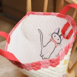 Maison Ghibli Sacoche d'écolier Jiji Tulipes - Kiki la petite sorcière