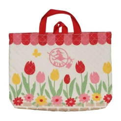 Maison Ghibli Sacoche d'écolier Jiji Tulipes - Kiki la petite sorcière