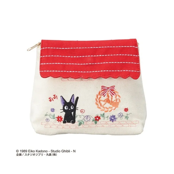 Maison Ghibli Sacoche Jiji Au milieu des fleurs - Kiki la petite sorcière