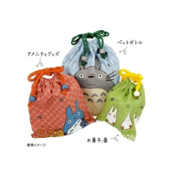 Maison Ghibli Sacoche Tissu Bleue Totoro Gris - Mon Voisin Totoro