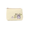 Maison Ghibli Sacoche Totoro Gris et Blanc Prairie 11 x 15 cm - Mon Voisin Totoro