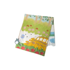 Maison Ghibli Serviette Chatbus en Chemin 34x80 cm - Mon Voisin Totoro