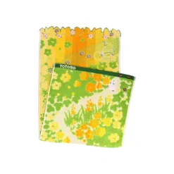 Maison Ghibli Serviette Fleurs Jaunes 34x80cm - Mon voisin Totoro