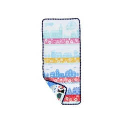 Maison Ghibli Serviette Rues de Paris 34x80 cm - Kiki la petite sorcière