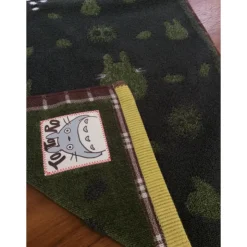 Maison Ghibli Serviette Vert Automne 34x80 cm - Mon Voisin Totoro
