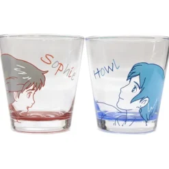 Maison Ghibli Set 2 Verres Sophie & Howl - Le Château ambulant