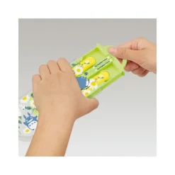 Maison Ghibli Set Baguettes Cuillère Fourchette Totoro Bleu Marguerites - Mon Voisi