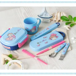 Maison Ghibli Set Baguettes Cuillère Fourchette Ponyo dans la mer - Ponyo sur la fa