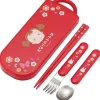 Maison Ghibli Set Baguettes Cuillère Fourchette Mei rouge - Mon Voisin Totoro