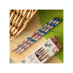 Maison Ghibli Set de 12 Crayons 2B Jiji & Kiki Shopping - Kiki la petite sorcière