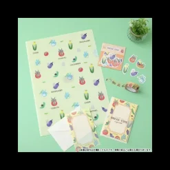 Maison Ghibli Set de stickers Break Time Légumes - Mon Voisin Totoro
