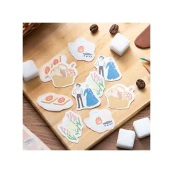 Maison Ghibli Set de stickers Break Time Fleurs - Le Château ambulant