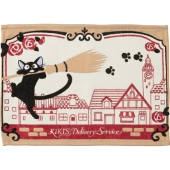Maison Ghibli SET DE TABLE TISSU JIJI SUR SON BALAI  - KIKI LA PETITE SORCIÈRE
