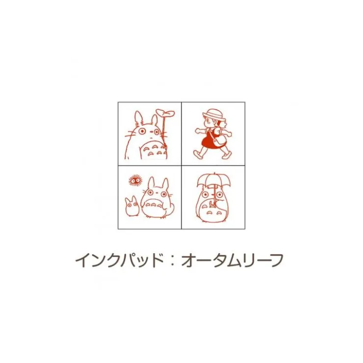 Maison Ghibli Set de Tampons Rouge Totoro & Mei - Mon Voisin Totoro