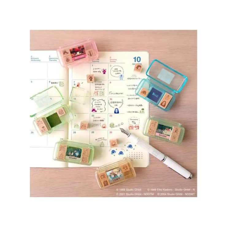 Maison Ghibli Set de Tampons Rouge Totoro & Mei - Mon Voisin Totoro