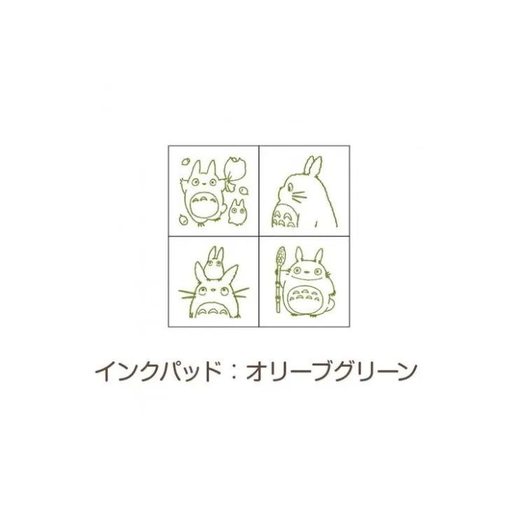 Maison Ghibli Set de Tampons Vert Totoro - Mon Voisin Totoro