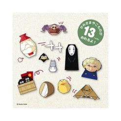 Maison Ghibli Set Origami Chihiro & No Face dans le train - Le Voyage de Chihiro