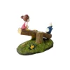Maison Ghibli Statue Balancoire Mei Et Totoro Bleu Et Blanc  - Mon Voisin Totoro