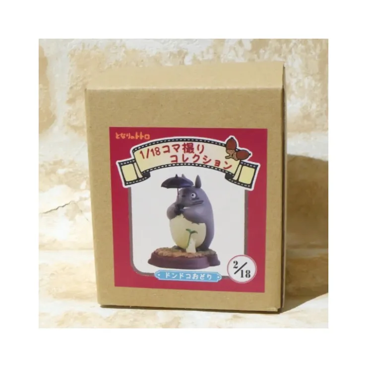 Maison Ghibli Statue Collection Stop Motion Totoro Gris Dondoko Pose 2 - Mon Voisin