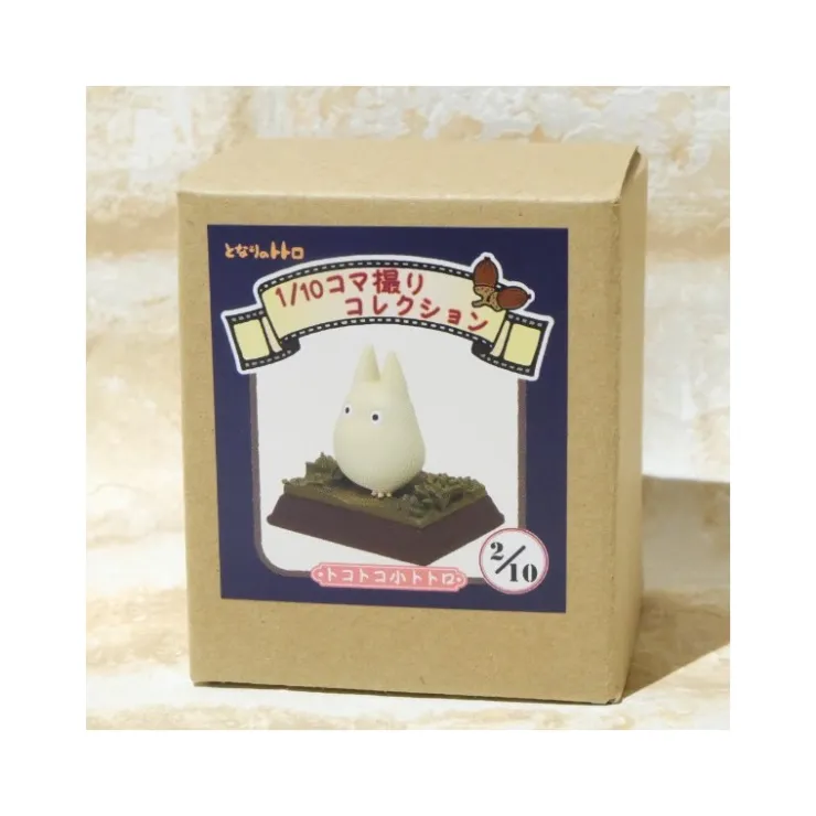 Maison Ghibli Statue Collection Stop Motion Totoro Blanc Course Pose 2 - Mon Voisin