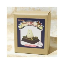 Maison Ghibli Statue Collection Stop Motion Totoro Blanc Course Pose 3 - Mon Voisin