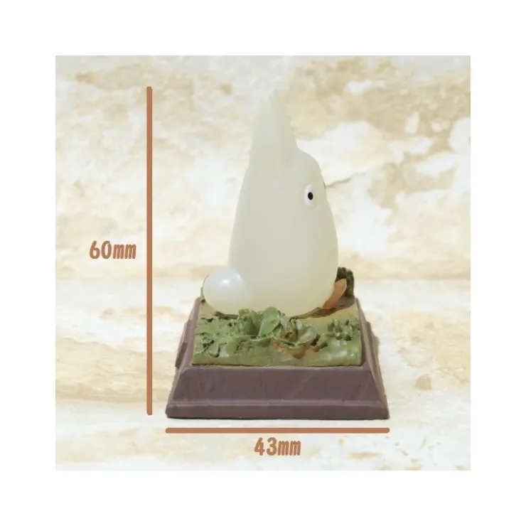 Maison Ghibli Statue Collection Stop Motion Totoro Blanc Course Pose 7 - Mon Voisin