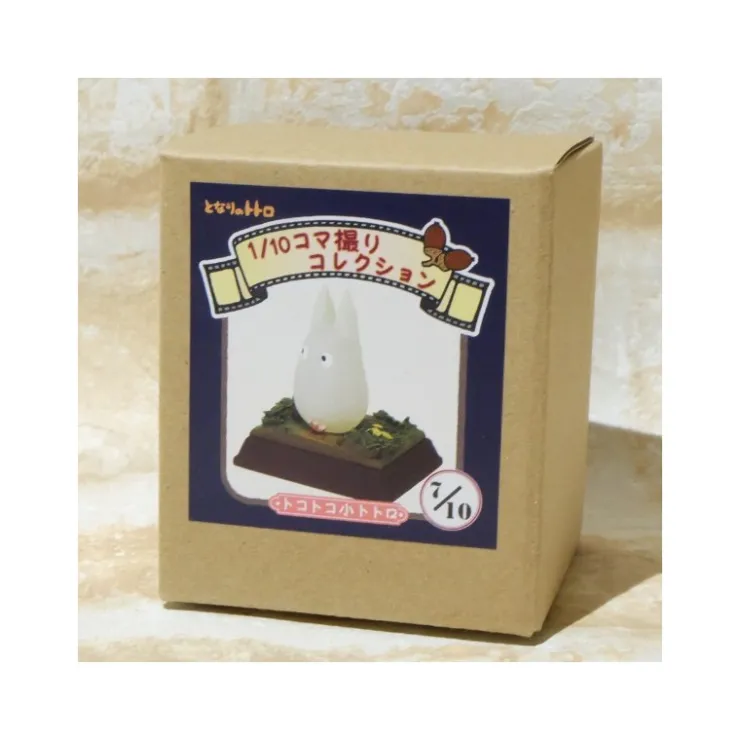 Maison Ghibli Statue Collection Stop Motion Totoro Blanc Course Pose 7 - Mon Voisin